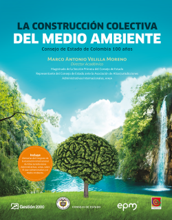 La construcción colectiva del medioambiente - Marco Antonio Velilla Moreno  | PlanetadeLibros